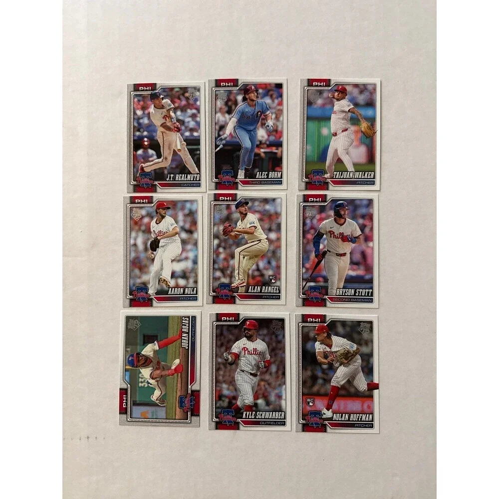 2026 Topps Series 1 & 2 Philadelphia Phillies Team Set  RC Harper Schwarber